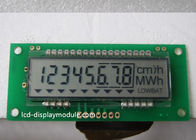 3 linhas exposição de segmento TN do dígito 7 da relação 8 da série para o medidor da eletricidade