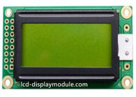 MPU do caráter 4bit 8bit do módulo 8x2 da exposição do LCD da matriz de ponto do verde amarelo