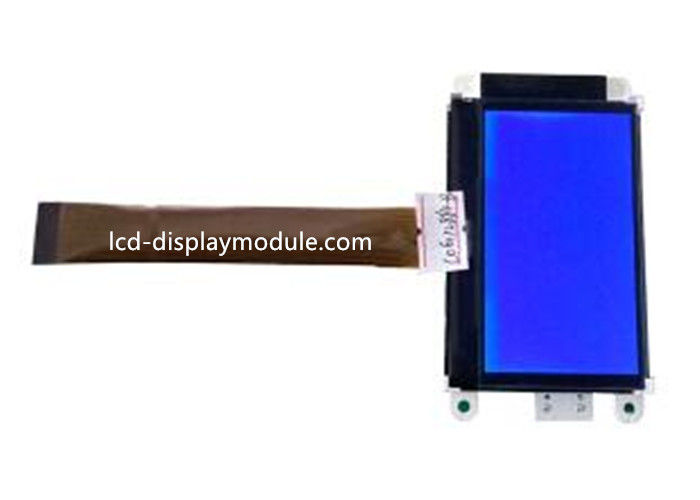 Módulo feito sob encomenda do diodo emissor de luz LCD do azul negativo de STN, módulo da definição 128x64 LCD da RODA DENTEADA