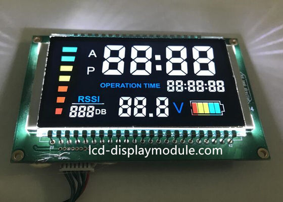 Segmento LCD do VA 7 do conector de PIN, exposição de segmento negativa do LCD do aparelho eletrodoméstico